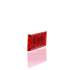 TL98003R by TRUCK-LITE - Reflector - Acrylic Red Rectangular With Adhesive Backing Or 2 Screws