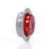 TL30251R by TRUCK-LITE - Marker Light - For 30 Series, LED, Red Round, 2 Diode, P3, Gray Polycarbonate Flange Mount, Fit 'N Forget, 12 Volt