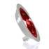 TL44222R by TRUCK-LITE - Brake / Tail / Turn Signal Light - For Super 44, LED, Red, Round, 42 Diode, Gray Flange Mount, 12 Volt