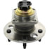 Centric 407.62001E Wheel Bearing and Hub Assembly C-Tek Standard Hub and Bearing Assembly; With Integral ABS