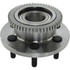 Centric 406.67001E Wheel Bearing and Hub Assembly C-Tek Standard Hub and Bearing Assembly; With ABS Tone Ring