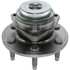 Centric 407.66001E Wheel Bearing and Hub Assembly C-Tek Standard Hub and Bearing Assembly; With Integral ABS