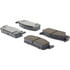 Centric 301.04810 Disc Brake Pad Set Centric Premium Ceramic Brake Pads with Shims and Hardware