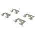 Centric 300.16590 Disc Brake Pad Set Centric Premium Semi-Metallic Brake Pads with Shims and Hardware