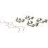 Centric 300.16970 Disc Brake Pad Set Centric Premium Semi-Metallic Brake Pads with Shims and Hardware