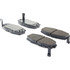 Centric 301.04350 Disc Brake Pad Set Centric Premium Ceramic Brake Pads with Shims and Hardware