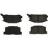 Centric 301.06570 Disc Brake Pad Set Centric Premium Ceramic Brake Pads with Shims and Hardware