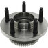 406.61002E by CENTRIC - C-Tek Standard Hub and Bearing Assembly; With ABS Tone Ring