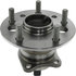 407.44000E by CENTRIC - C-Tek Standard Hub and Bearing Assembly; With Integral ABS