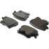 Centric 300.10572 Disc Brake Pad Set Centric Premium Semi-Metallic Brake Pads with Shims and Hardware
