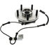 402.63007E by CENTRIC - C-Tek Standard Hub and Bearing Assembly; With Integral ABS