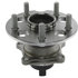 407.44010E by CENTRIC - C-Tek Standard Hub and Bearing Assembly; With Integral ABS