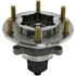 407.43000E by CENTRIC - C-Tek Standard Hub and Bearing Assembly; With Integral ABS