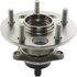 407.44023E by CENTRIC - C-Tek Standard Hub and Bearing Assembly; With Integral ABS