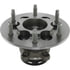 407.66014E by CENTRIC - C-Tek Standard Hub and Bearing Assembly; With Integral ABS