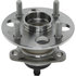 Centric 407.44017E Wheel Bearing and Hub Assembly C-Tek Standard Hub and Bearing Assembly; With Integral ABS