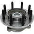 Centric 407.67001E Wheel Bearing and Hub Assembly C-Tek Standard Hub and Bearing Assembly; With Integral ABS