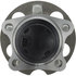 407.44004E by CENTRIC - C-Tek Standard Hub and Bearing Assembly; With Integral ABS