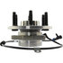 402.66019E by CENTRIC - C-Tek Standard Hub and Bearing Assembly; With Integral ABS