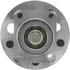 Centric 406.62000E Wheel Bearing and Hub Assembly C-Tek Standard Hub and Bearing Assembly; With ABS Tone Ring