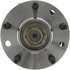 407.66002E by CENTRIC - C-Tek Standard Hub and Bearing Assembly; With Integral ABS