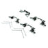 Centric 301.10940 Disc Brake Pad Set Centric Premium Ceramic Brake Pads with Shims and Hardware
