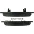 Centric 106.03760 Disc Brake Pad Set Posi Quiet Extended Wear Brake Pads with Shims and Hardware