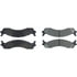 106.06550 by CENTRIC - Posi Quiet Extended Wear Brake Pads with Shims and Hardware