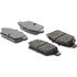 106.11610 by CENTRIC - Posi Quiet Extended Wear Brake Pads with Shims and Hardware