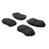 106.05510 by CENTRIC - Posi Quiet Extended Wear Brake Pads with Shims and Hardware