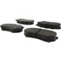 Centric 106.07350 Disc Brake Pad Set Posi Quiet Extended Wear Brake Pads with Shims and Hardware
