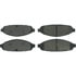 300.09310 by CENTRIC - Premium Semi-Metallic Brake Pads with Shims and Hardware