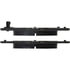 Centric 106.07270 Disc Brake Pad Set Posi Quiet Extended Wear Brake Pads with Shims and Hardware