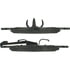 Centric 300.04170 Disc Brake Pad Set Centric Premium Semi-Metallic Brake Pads with Shims and Hardware
