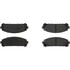 106.13240 by CENTRIC - Posi Quiet Extended Wear Brake Pads with Shims and Hardware