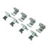 106.16111 by CENTRIC - Posi Quiet Extended Wear Brake Pads with Shims and Hardware