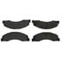 Centric 106.13280 Disc Brake Pad Set Posi Quiet Extended Wear Brake Pads with Shims and Hardware