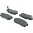 106.10080 by CENTRIC - Posi Quiet Extended Wear Brake Pads with Shims and Hardware