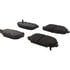 Centric 106.15960 Disc Brake Pad Set Posi Quiet Extended Wear Brake Pads with Shims and Hardware