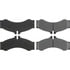 Centric 106.09490 Disc Brake Pad Set Posi Quiet Extended Wear Brake Pads with Shims