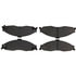 106.07490 by CENTRIC - Posi Quiet Extended Wear Brake Pads with Shims and Hardware