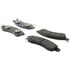 106.04120 by CENTRIC - Posi Quiet Extended Wear Brake Pads with Shims and Hardware