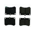 106.04730 by CENTRIC - Posi Quiet Extended Wear Brake Pads with Shims and Hardware