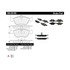 300.06180 by CENTRIC - Centric Premium Semi-Metallic Brake Pads with Shims and Hardware