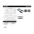 106.00520 by CENTRIC - Posi Quiet Extended Wear Brake Pads with Shims and Hardware