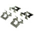 Centric 300.10930 Disc Brake Pad Set Centric Premium Semi-Metallic Brake Pads with Shims and Hardware