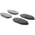 106.07480 by CENTRIC - Posi Quiet Extended Wear Brake Pads with Shims and Hardware