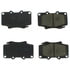 Centric 106.05020 Disc Brake Pad Set Posi Quiet Extended Wear Brake Pads with Shims and Hardware