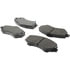 Centric 106.12730 Disc Brake Pad Set Posi Quiet Extended Wear Brake Pads with Shims and Hardware