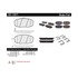 301.13971 by CENTRIC - Centric Premium Ceramic Brake Pads with Shims and Hardware